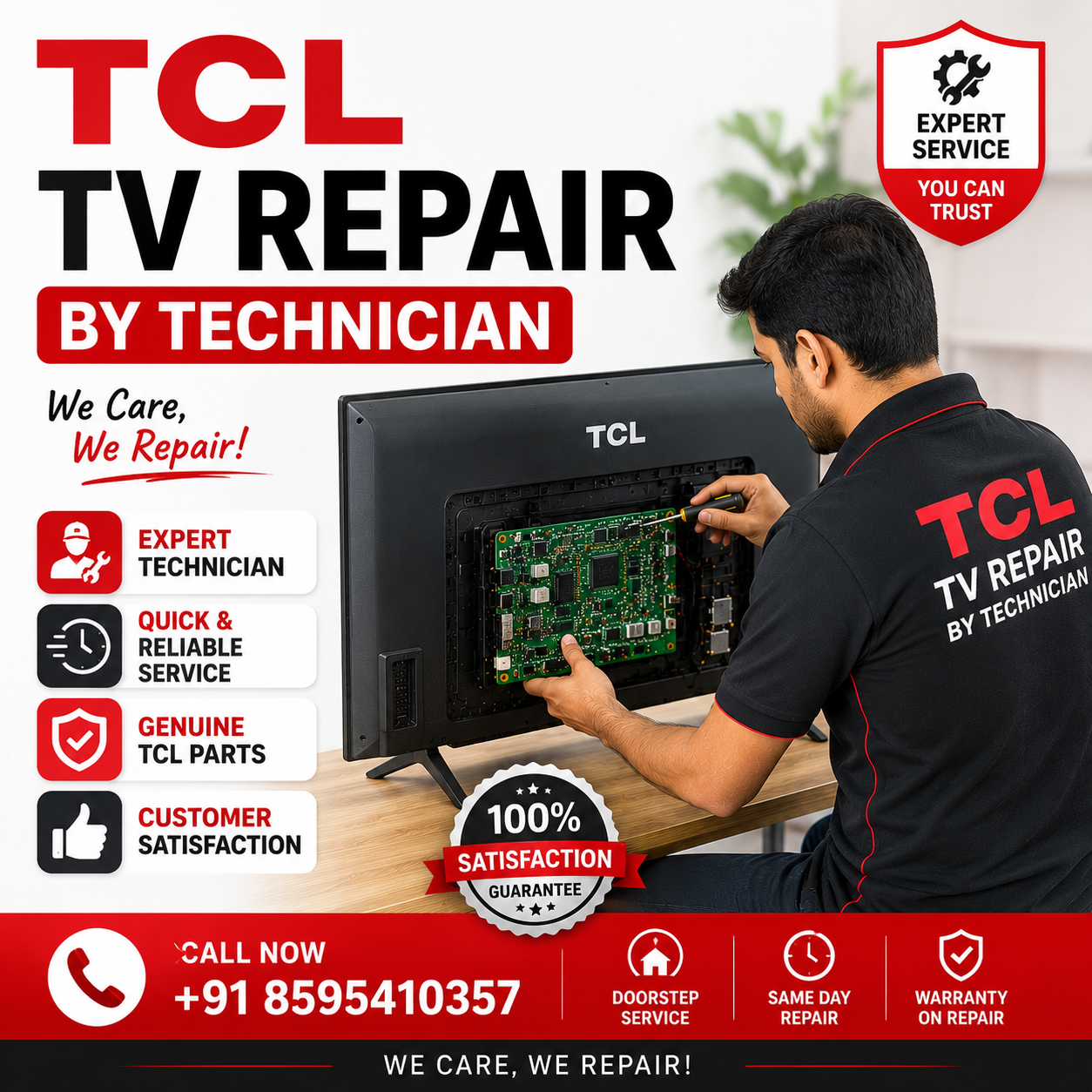 Expert Tcl TV repair technician in Delhi